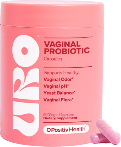 URO Vaginal Probiotics for Women pH Balance with Prebiotics