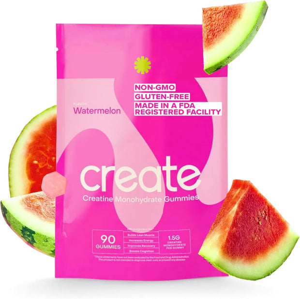 Create Creatine Monohydrate Gummies for Men & Women