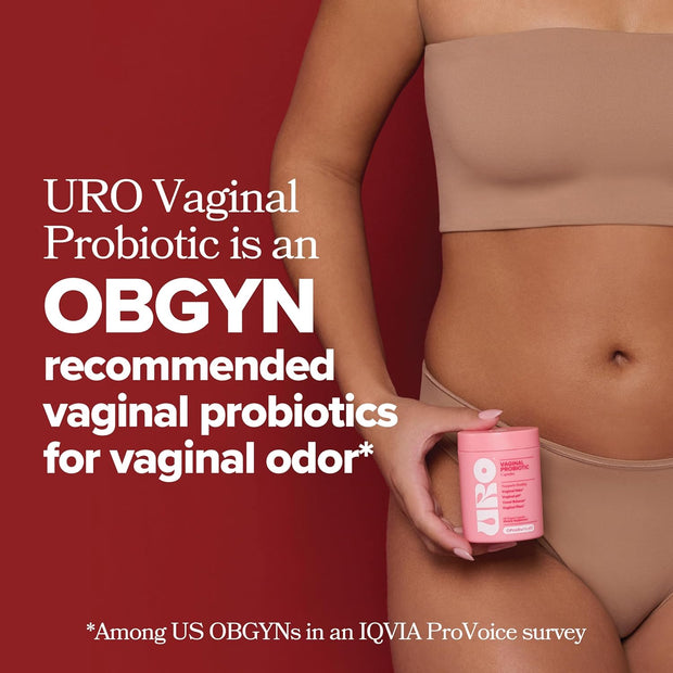 URO Vaginal Probiotics for Women pH Balance with Prebiotics