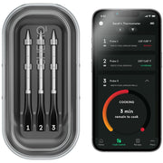 CHEF iQ Sense Smart Wireless Meat Thermometer with 3 Ultra-Thin Probes