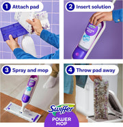 Surface Mop Kit for Floor Cleaning [2 Mopping,2 Batteries]